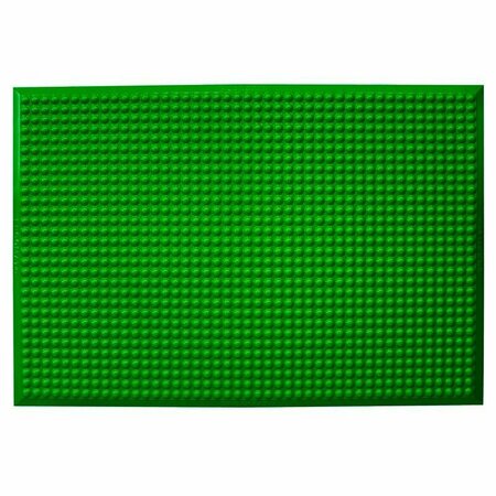 ERGOMAT Ergomat Infinity Bubble Green 3ft x 10ft Anti-Fatigue Floor Mat IN0310-G